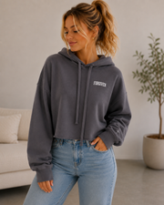 Active Disciple Forgiven Crop Hoodie
